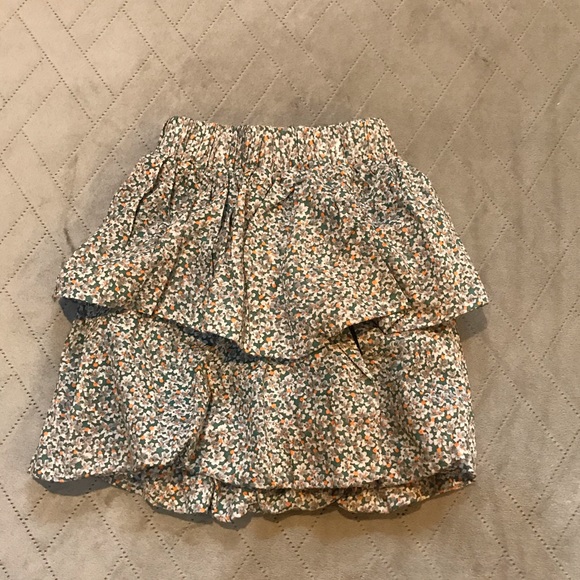 NWT Crewcuts Vintage-print floral bubble tiered skirt Sz 4/5 - Picture 2 of 4